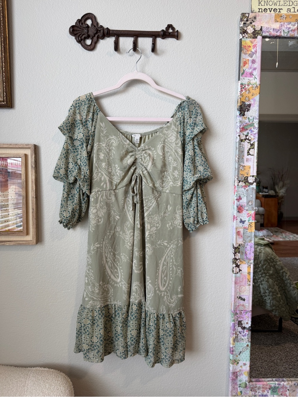 Cato Sage Green Dress